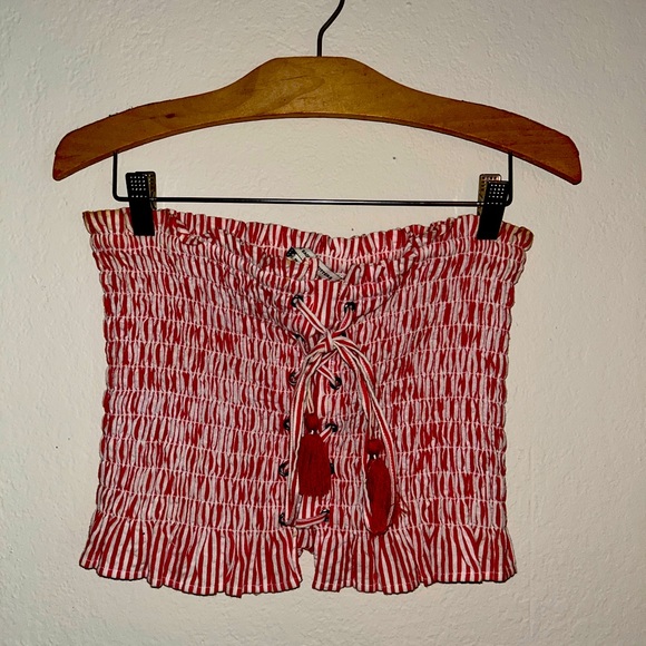 Red Tube Top - Picture 1 of 2